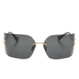 Miu Miu Eyewear Runway Rectangle Frame Sunglasses
