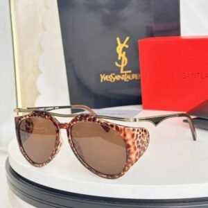 YSL SL M137 Amelia Tortoise Print Sunglasses