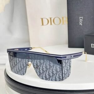 M1U Logo Mask Light Navy Blue Sunglasses