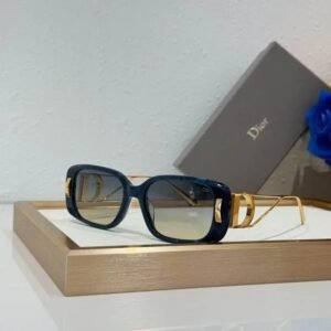 Bobby S2U Sunglasses Black Frame Gold Tone Temples