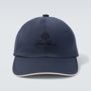 Loro Piana Microfibre Storm System Baseball Cap Royal Navy