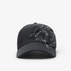 Burberry EKD Cotton Baseball Cap Black