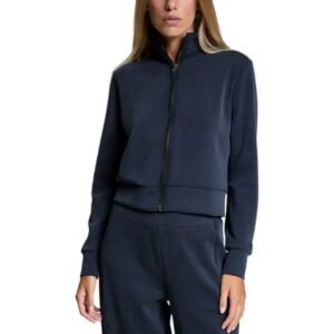 Alo Full-Zip Athletic Jacket Navy Blue