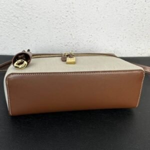 Loro piana Lunch Box Bag in Grey & Brown